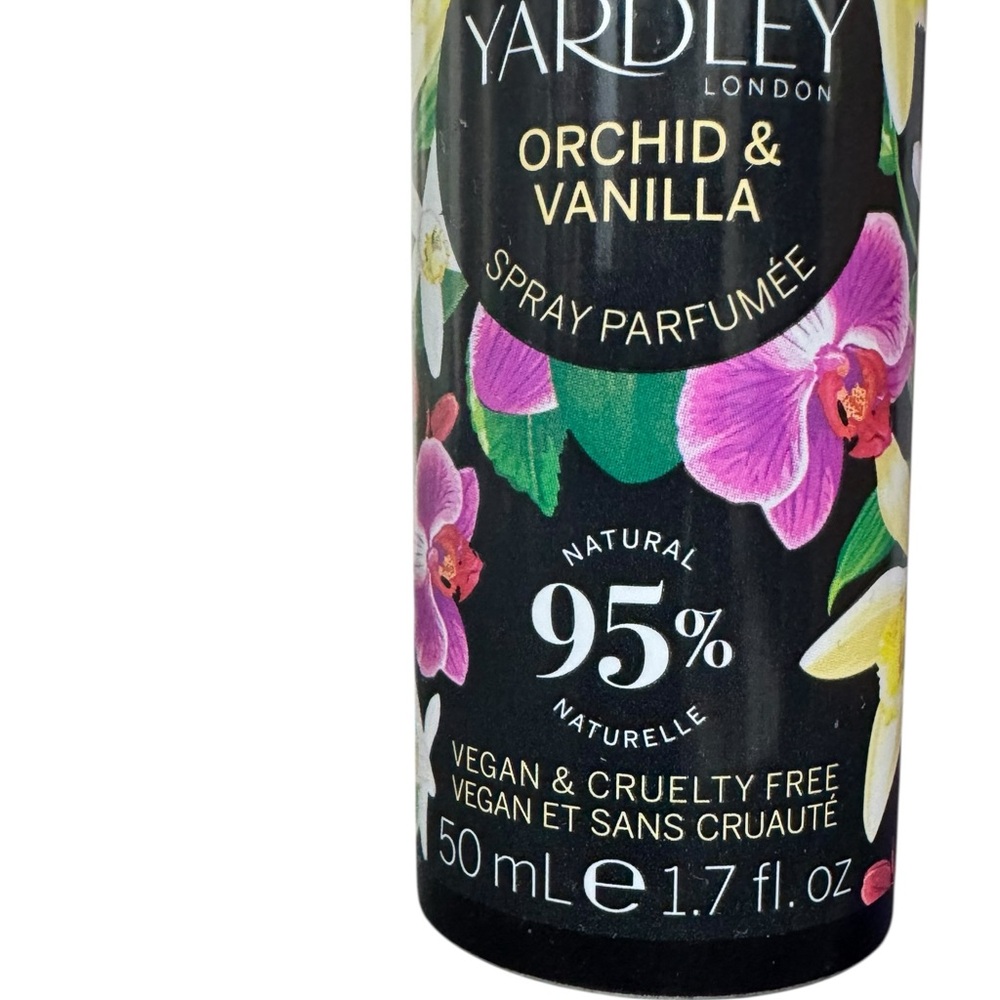 YARDLEY OF LONDON Orchid & Vanilla Body Fragrance Spray 50 ml NEW - Picture 4 of 8